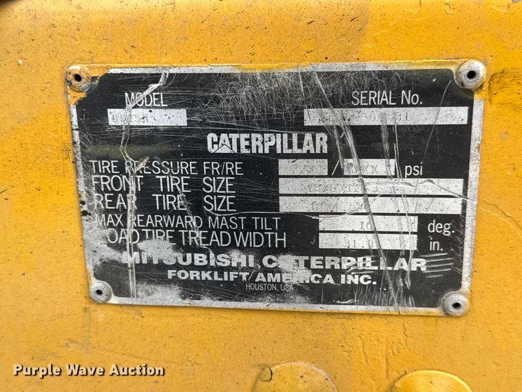image for item NJ9208 Caterpillar GC15K forklift