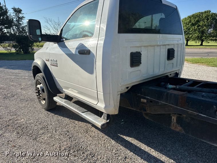 image for item NJ9244 2017 RAM 5500 truck cab and chassis