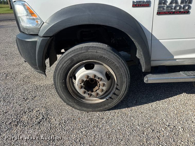 image for item NJ9244 2017 RAM 5500 truck cab and chassis