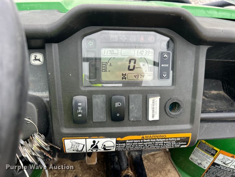 image for item YA3646 2016 John Deere Gator 855D utility vehicle