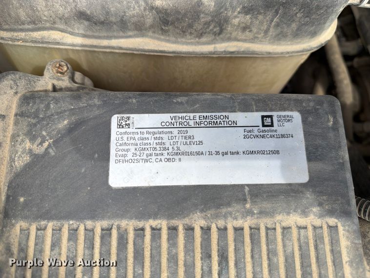 image for item YA3886 2019 Chevrolet Silverado Ld Ext. Cab pickup truck