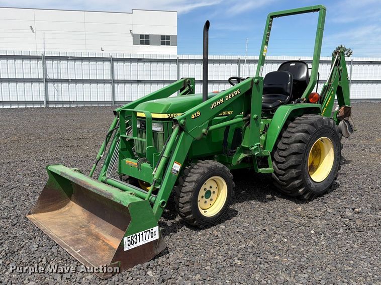image for item YA3975 2003 John Deere 790 MFWD tractor