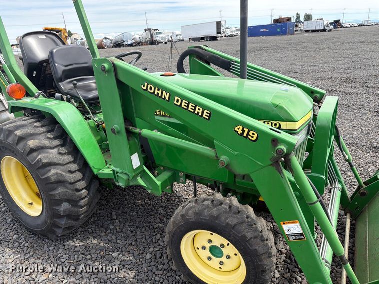 image for item YA3975 2003 John Deere 790 MFWD tractor