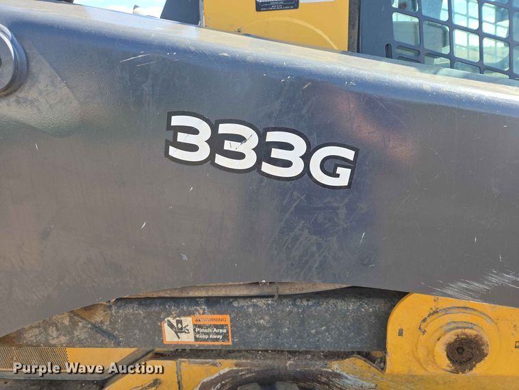 image for item DP8986 2021 John Deere 333G tracked skid steer loader