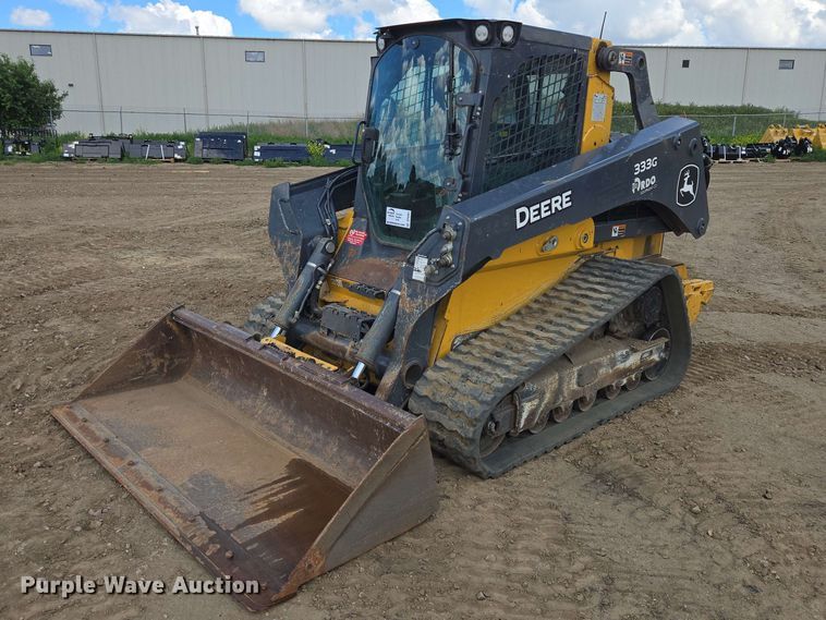 image for item DP8987 2022 John Deere 333G tracked skid steer loader