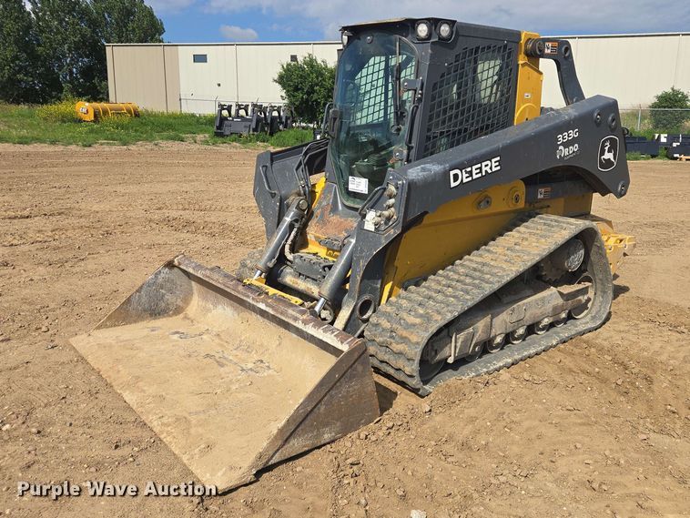 image for item DP8988 2022 John Deere 333G tracked skid steer loader