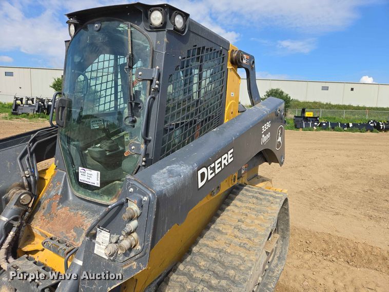 image for item DP8988 2022 John Deere 333G tracked skid steer loader