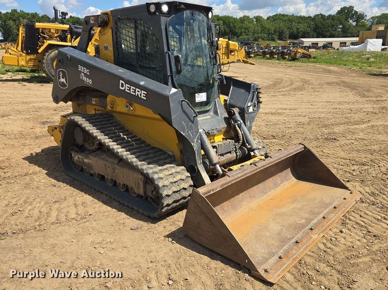 image for item DP8989 2022 John Deere 333G tracked skid steer loader