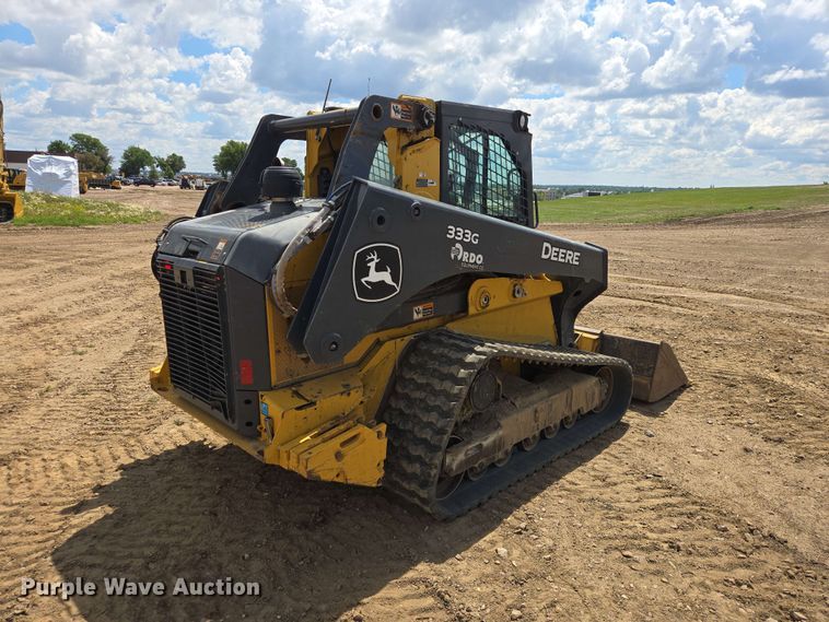 image for item DP8989 2022 John Deere 333G tracked skid steer loader