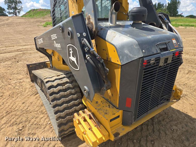 image for item DP8989 2022 John Deere 333G tracked skid steer loader
