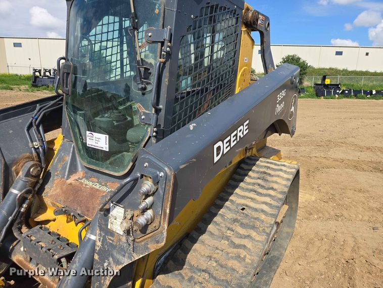image for item DP8990 2022 John Deere 333G tracked skid steer loader