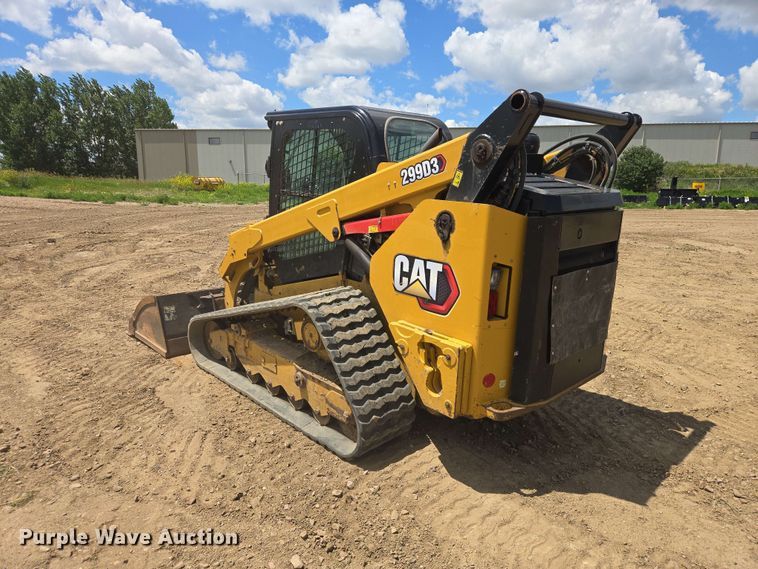 image for item DP8994 2020 Caterpillar 299D3 tracked skid steer loader