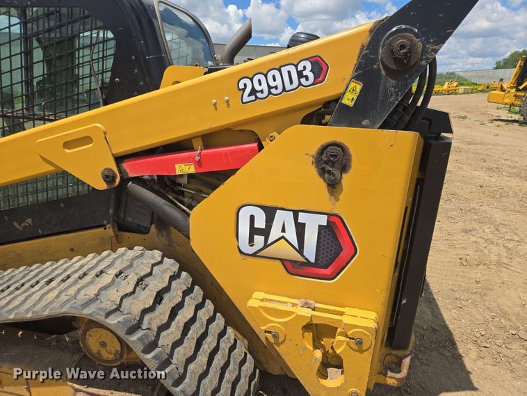 image for item DP8994 2020 Caterpillar 299D3 tracked skid steer loader