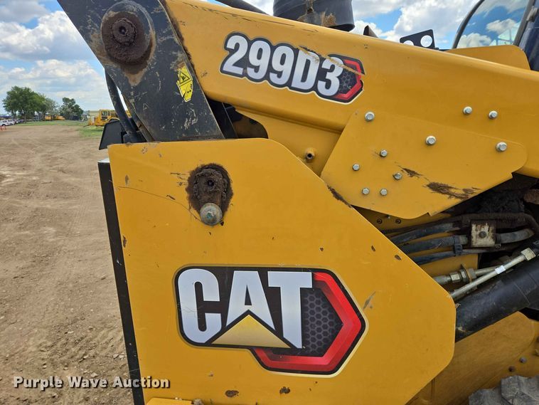 image for item DP8994 2020 Caterpillar 299D3 tracked skid steer loader