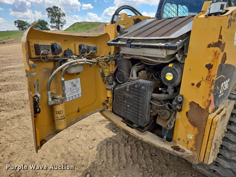 image for item DP8995 2012 Caterpillar 279C tracked skid steer loader