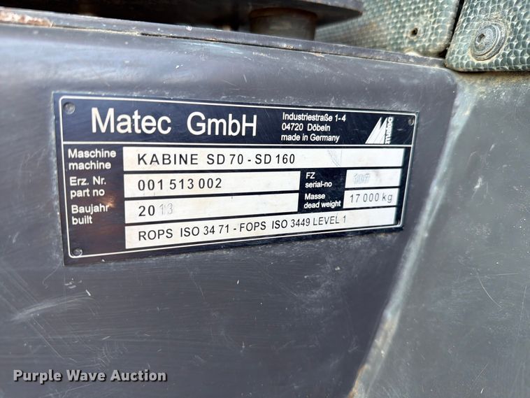 image for item DQ0009 2013 Volvo SD115D single drum vibratory roller