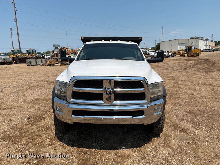 image for item DQ0024 2015 RAM 4500 Crew Cab dump truck