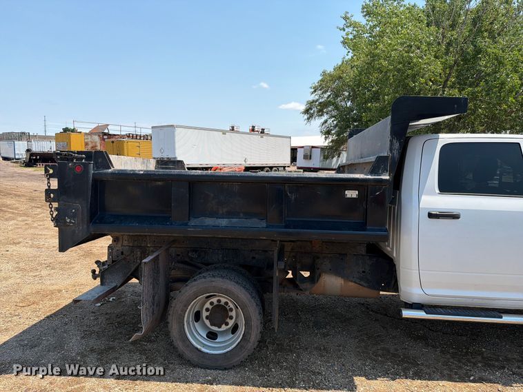 image for item DQ0024 2015 RAM 4500 Crew Cab dump truck