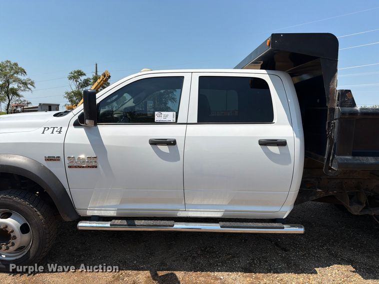 image for item DQ0024 2015 RAM 4500 Crew Cab dump truck