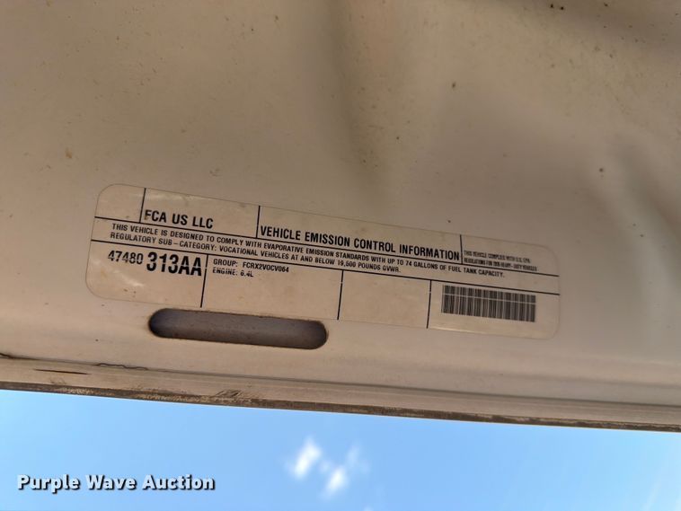 image for item DQ0024 2015 RAM 4500 Crew Cab dump truck