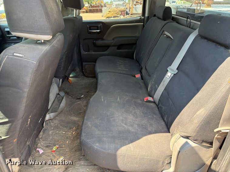 image for item DQ0026 2015 Chevrolet Silverado 3500HD Crew Cab utility bed pickup truck