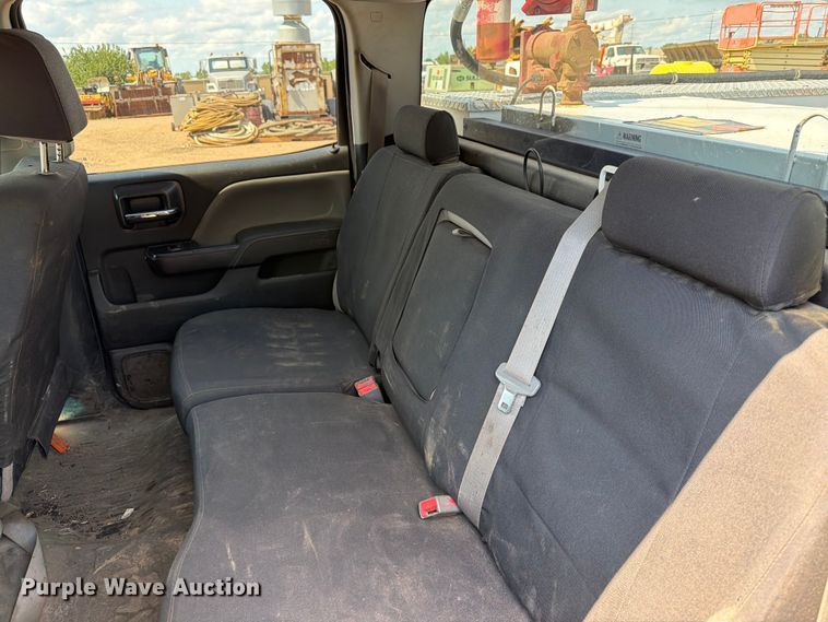 image for item DQ0026 2015 Chevrolet Silverado 3500HD Crew Cab utility bed pickup truck