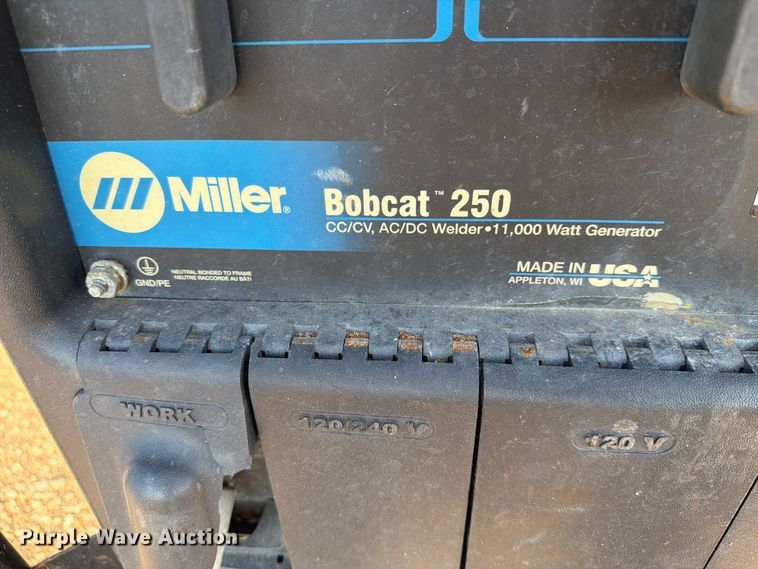 image for item DQ0034 2009 Miller Bobcat 250 welder/generator