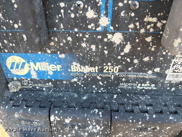 image for item DQ0037 2009 Miller Bobcat 250 welder/generator