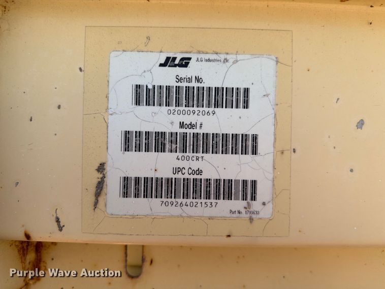 image for item DQ0045 2002 JLG 400CRT scissor lift