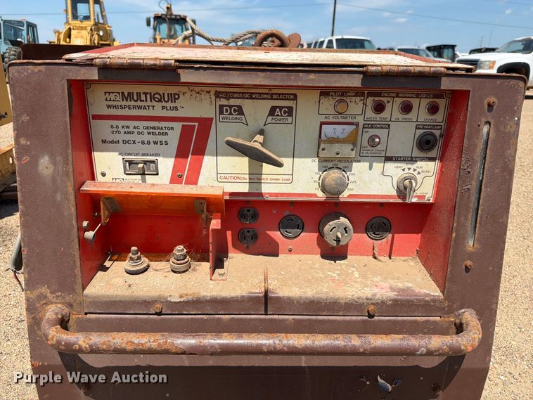 image for item DQ0046 Multiquip DCX-8.8 WSS welder/generator