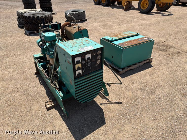 image for item DQ0048 1972 Onan 45 DYJ generator