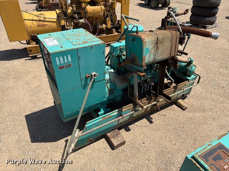 image for item DQ0048 1972 Onan 45 DYJ generator