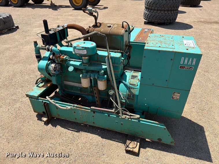 image for item DQ0048 1972 Onan 45 DYJ generator