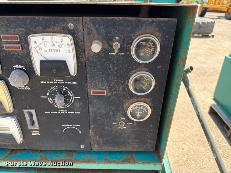 image for item DQ0048 1972 Onan 45 DYJ generator