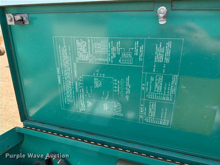 image for item DQ0048 1972 Onan 45 DYJ generator