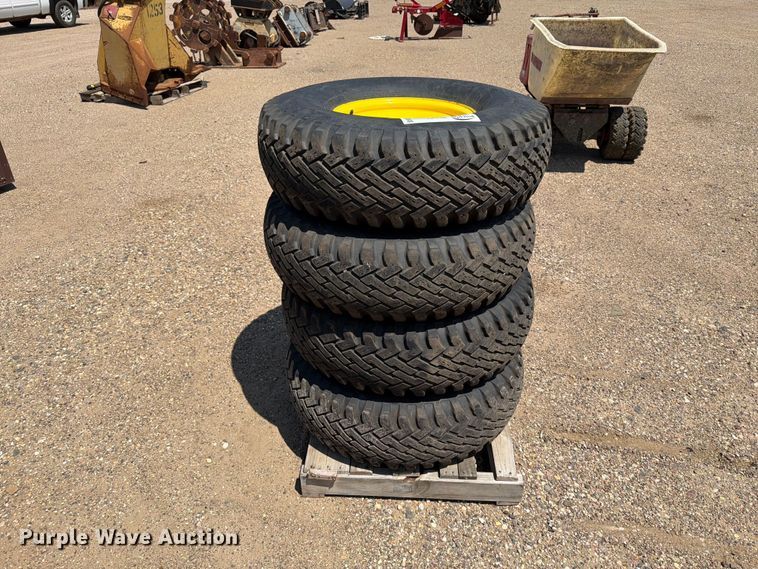 image for item DQ0049 (4) Wolf Paw 9.00-16LT tires and wheels