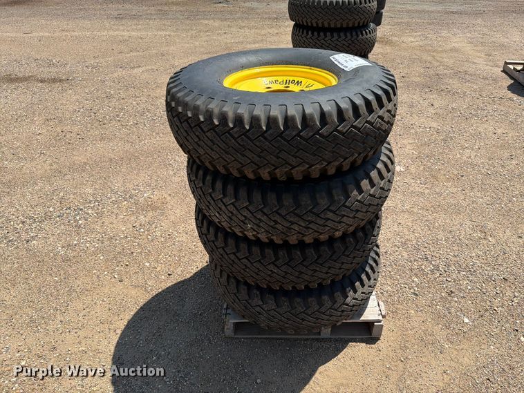 image for item DQ0049 (4) Wolf Paw 9.00-16LT tires and wheels