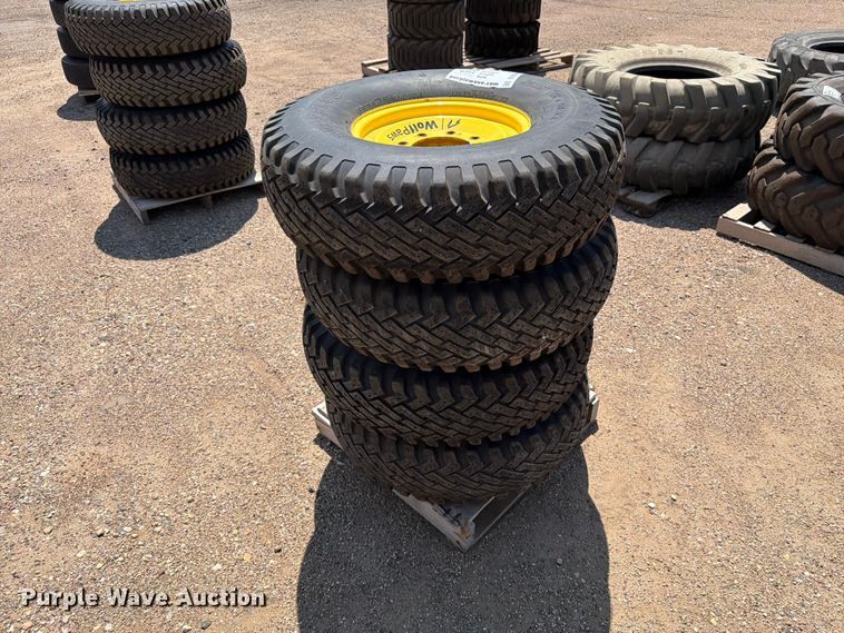 image for item DQ0049 (4) Wolf Paw 9.00-16LT tires and wheels