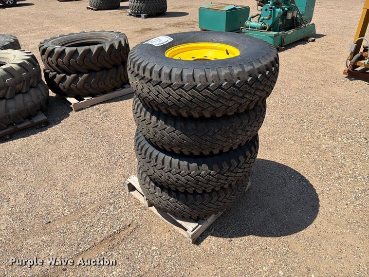 image for item DQ0049 (4) Wolf Paw 9.00-16LT tires and wheels