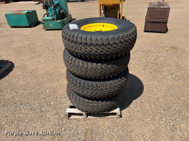 image for item DQ0049 (4) Wolf Paw 9.00-16LT tires and wheels