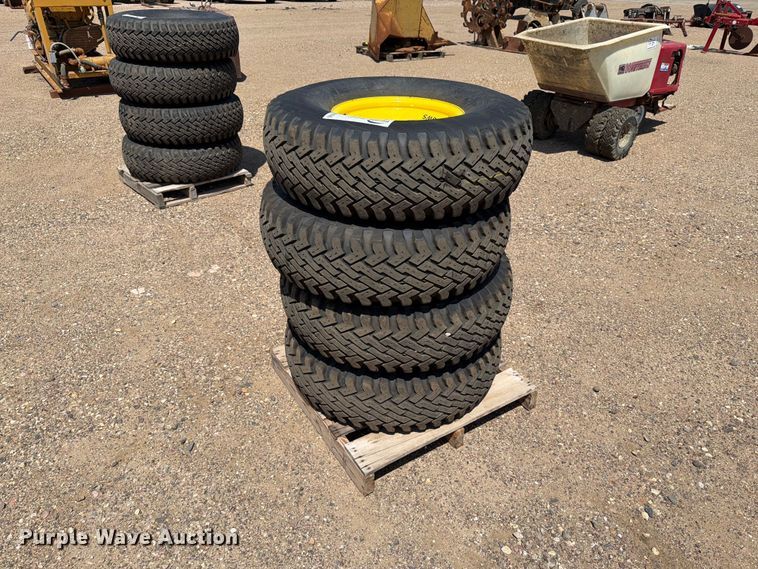 image for item DQ0050 (4) Wolf Paw 9.00-16LT tires and wheels