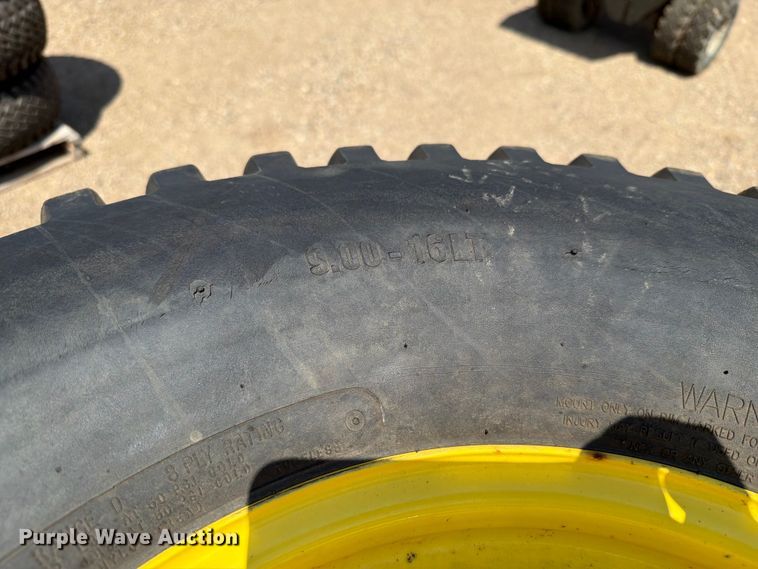 image for item DQ0050 (4) Wolf Paw 9.00-16LT tires and wheels