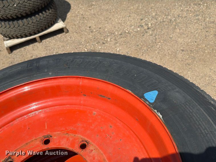 image for item DQ0051 (4) Bridgestone R250 255/70R22.5 tires and wheels