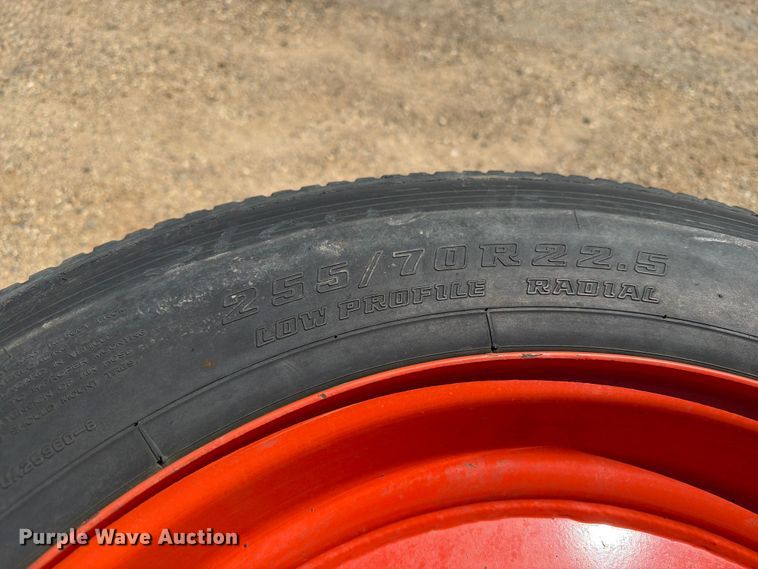 image for item DQ0051 (4) Bridgestone R250 255/70R22.5 tires and wheels