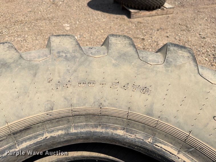 image for item DQ0053 (4) 14.00-24TG tires