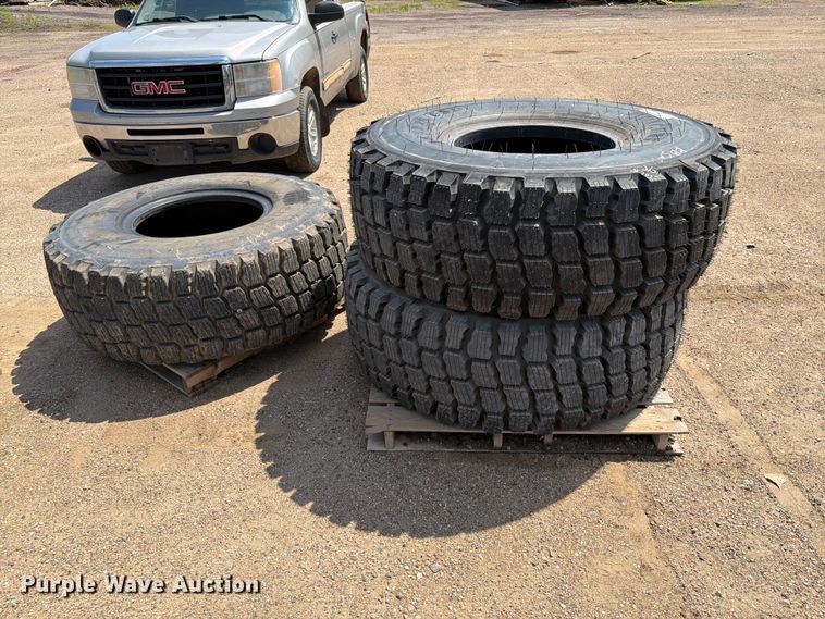 image for item DQ0058 Unicure (3) Unicure 20.5R25 tires