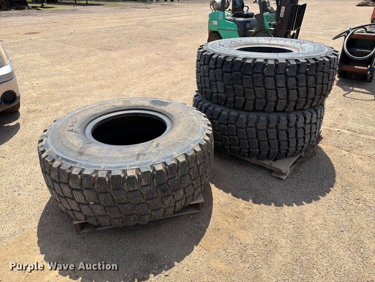 image for item DQ0058 Unicure (3) Unicure 20.5R25 tires