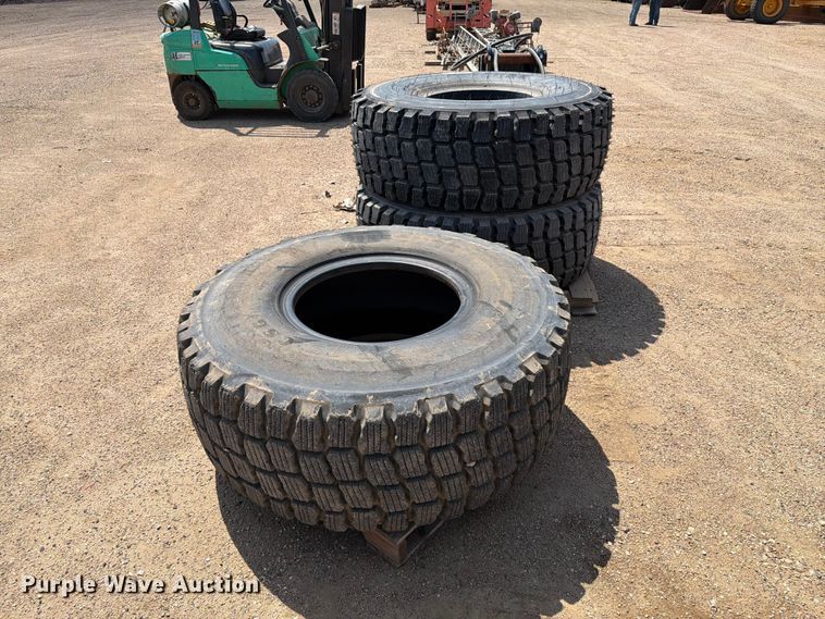 image for item DQ0058 Unicure (3) Unicure 20.5R25 tires