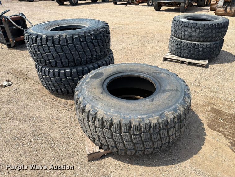 image for item DQ0058 Unicure (3) Unicure 20.5R25 tires