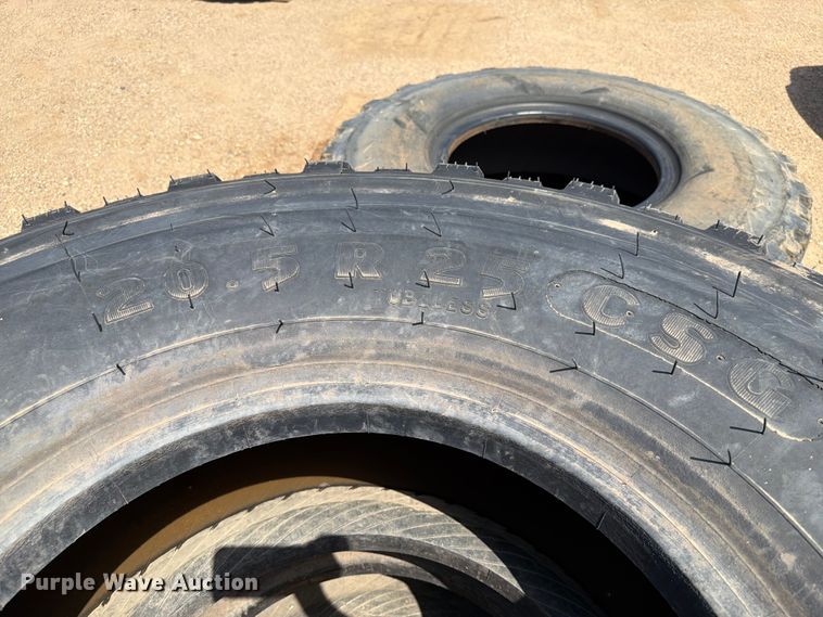 image for item DQ0058 Unicure (3) Unicure 20.5R25 tires